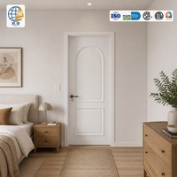 Porte insonorisée intérieure en bois massif avec surface finie, design moderne, taille personnalisée, hôtels, appartements, chambres, villas, hôpitaux