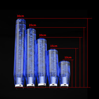 Poignée de levier de vitesses éclairée par LED RGB, extension de levier de vitesses manuel 12V24V avec chargeur USB, acrylique transparent universel