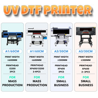 Tête d'impression XP600/TX800/I3200 imprimante Dtf UV 60cm avec plastifieuse automatique nouveau modèle 2025 imprimante Dtf UV