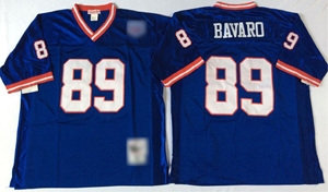Maillot rétro New York pour homme 58 # Banques 56 # Taylor <span class=keywords><strong>53</strong></span> # Carson 11 # Simms 89 # Maillot de football américain cousu Bavaro - Product Image 6