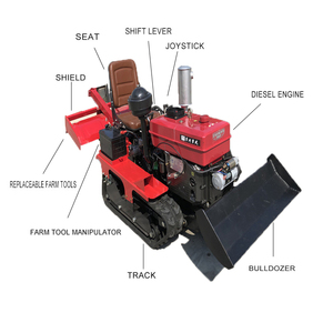 Trattore cingolato <span class=keywords><strong>a</strong></span> 4 ruote mini <span class=keywords><strong>a</strong></span> 4 ruote con altezza ridotta da 25 cv - Product Image 2