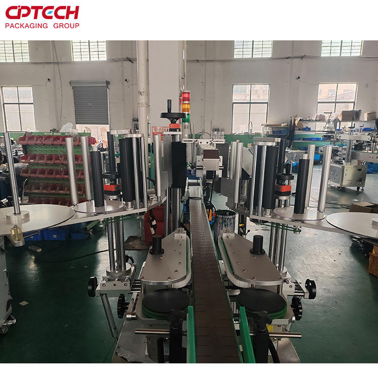 Auto Folding Box Tamper Evident on Corner Seal Labeling Machine ...