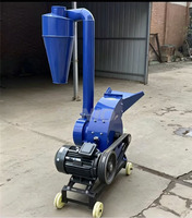 Broyeur à marteaux 220V pour maïs, riz, balles de maïs, céréales et fourrage, concasseur d'aliments pour animaux (porcs), machine de traitement alimentaire, mélangeur motorisé