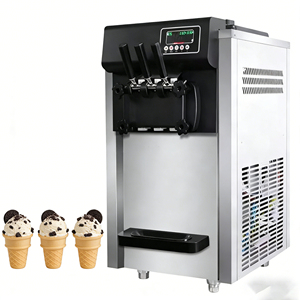 Máquina de helado suave todo en uno con almacenamiento refrigerado para ahorrar espacio en tiendas pequeñas, solución compacta para cocinas con área limitada - Product Image 6