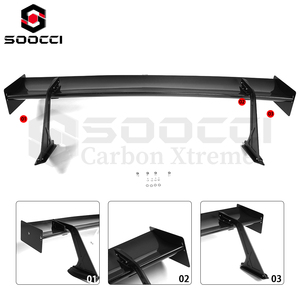 Aile de type UCW en fibre de carbone sèche, col de cygne, pour <span class=keywords><strong>BMW</strong></span> M2 G87 M3 G80 M4 G82, aileron arrière de piste, lèvre de coffre, séparateur, spoiler aérodynamique - Product Image 2