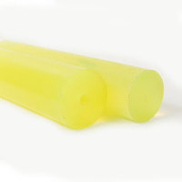 Tige industrielle en élastomère PU souple, courbée, en polyuréthane, pour soudage en gros, dureté Shore 45-98A, lisse, -35°C