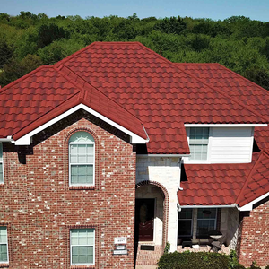 कैलीफोर्निया प्रमाणन पत्थर लेपित धातु छत टाइल घरों के लिए उच्च गुणवत्ता वाली छत टाइल - Product Image 6