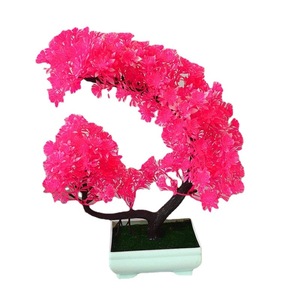 Arbre Bonsaï Artificiel Qi Xing Violet 30cm Plante en Pot en Plastique Ornement Décoratif d'Intérieur - Product Image 5
