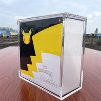 Boîte de rangement pour cartes Elite Trainer Box (ETB) en acrylique premium AW, protection UV, empilable, avec aimant puissant
