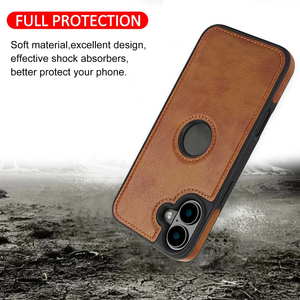 เคสโทรศัพท์มือถือหนัง PU สำหรับ iPhone 16 <span class=keywords><strong>Pro</strong></span> <span class=keywords><strong>Max</strong></span>/16 <span class=keywords><strong>Pro</strong></span>/16 Plus/16 Premium ป้องกันรอบด้าน กันลื่น - Product Image 5