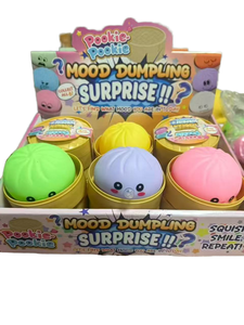 <b>Bubble</b> Blowing Steamed Bun Squishy Stretchy Squeeze Dumpling TPR Material Cute Fidget Toy for <b>Kids</b> Adults Stress Relief Party - Product Image 1