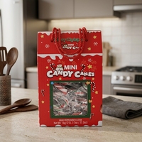 Boîte cadeau de Noël créative aux bonbons fruités avec des sucettes en forme de dessin animé, bonbons durs de qualité supérieure pour les collations des enfants