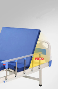 Produsen penjualan terlaris dua fungsi tempat tidur Manual rumah sakit perawatan rumah sakit pasien tempat tidur menyusui - Product Image 3