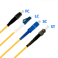 Usine FTTH Simplex Duplex SM MM 3M 5M 10M 20M 30M Cordons de raccordement en fibre SC/FC/LC/ST/MTRJ/MU/DIN UPC APC Câbles de communication
