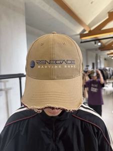 Casquette <span class=keywords><strong>de</strong></span> baseball vintage en PVC vieilli à 6 panneaux, broderie <span class=keywords><strong>de</strong></span> cartes à jouer à bord usé, <span class=keywords><strong>Martine</strong></span> Rose FW25 - Product Image 3