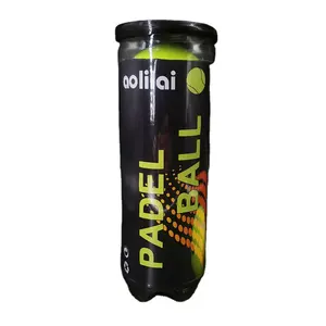 Pelota De Padel تخفيضات كبيرة على الضغط القياسي 45 ٪ من مادة الصوف كرات تنس مجداف كرة باديل عالية الجودة