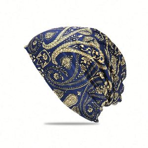 Beanie Soft Head Turban for Slouch <b>Brimless</b> With Digital Printing Comfortable and Breathable Headwrap <b>Hat</b> Promotion Gift - Product Image 4