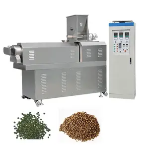 Extrudeuse CE/ISO de qualité d'usine pour la fabrication d'aliments pour petits animaux poissons-chats et crevettes Machine à granulés flottante pour l'alimentation des poissons