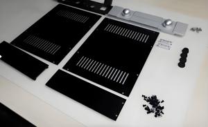 Tùy chỉnh thép không gỉ tấm kim loại khuếch đại nhôm CNC gia công âm thanh HiFi Loa Điện Tử Phụ kiện bao vây hộp - Product Image 5