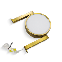 Boîte à lumière LED ronde personnalisée YIJIAO : Enseigne lumineuse suspendue/murale pour usage commercial