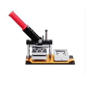 Insigne de PVC faisant la machine machine de bouton de fabricant d'insigne de forme de rectangle - Product Image 6