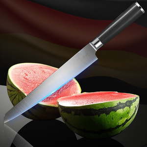 Black Stainless Steel Fruit Knife 4 5 9in Blade With Wooden Handle For Kitchen Use - Product Image 1