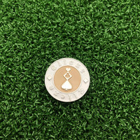 Fabricant de luxe – Conception gratuite – Accessoires de golf moulés sous pression à bas prix – Marqueur de balle de golf en métal personnalisé avec logo magnétique – Vente en gros