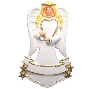 Résine personnalisée <span class=keywords><strong>Paradis</strong></span> Blonde Ange Amour Ornements de Noël Artisanat en résine Artisanat en résine - Product Image 1