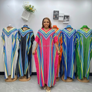 Vente directe usine – Nouvelle robe décontractée plissée pour femme grande taille, imprimé arabe du Moyen-Orient, coupe-vent extensible dans les quatre sens - Product Image 4