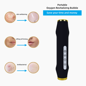 Appareil d'exfoliation à bulles de CO2, appareil d'oxygénation personnel portable, couleur blanche, rotation à 360 degrés, capsules d'oxygène pour la peau, kit facial - Product Image 6