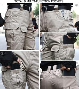 <span class=keywords><strong>Pantalones</strong></span> Tácticos Impermeables para <span class=keywords><strong>Hombre</strong></span>, <span class=keywords><strong>Pantalones</strong></span> <span class=keywords><strong>Cargo</strong></span> Casuales para Senderismo, con Múltiples Bolsillos, Forro Polar Grueso, Corte Recto - Product Image 6