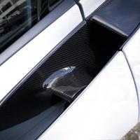 Enjoliveur de poignée de porte en carbone véritable léger pour McLaren 720S – Pièce de rechange extérieure OEM