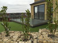 Profilé en U en aluminium pour garde-corps en verre pour balcon/villa