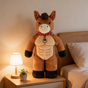 Peluche personnalisée 40 cm pour le Nouvel An chinois Année du Cheval – Créez votre propre peluche sur mesure à partir de vos dessins, de votre marque - Product Image 3