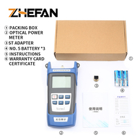 ZHEFAN FTTH Mini Testeur de Puissance Optique Portable, Testeur de Câble, Outils de Test Fibre Optique de Haute Qualité, Puissancemètre Optique
