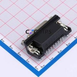 X0315FT17B2H D-Sub/VGA Connector Bent Lead Through Hole Connector Standard D-Sub Female 15P Right Angle Insert - Product Image 2