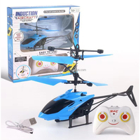 Drone Double Mode pour Enfants, Avion à Induction, Voiture Télécommandée, Hélicoptère à Induction, Jouets Télécommandés pour Garçons de 14 Ans et Plus