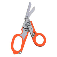 Ciseaux de sauvetage multifonctionnels industriels pliables pour traumatismes, kit de pinces en acier inoxydable, ciseaux d'urgence pour pompiers