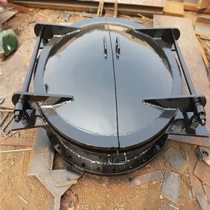 Clapet à charnière latérale en acier inoxydable, économie d'énergie, clapet anti-retour, clapet d'extrémité de tuyau, sortie d'eaux usées - Product Image 1