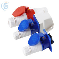 Prise et prise industrielles étanches électriques de 32 A avec fusible IP 44 3 broches 4 broches 5 broches prise industrielle