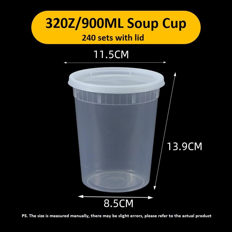 Transparent 320Z/900ML