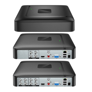 Mini <span class=keywords><strong>DVR</strong></span> de 4/<span class=keywords><strong>8</strong></span> Canales y 5MP con XMeye VMS H.265, Grabador de Video de Seguridad con Audio, Detección Facial, Almacenamiento en Tarjeta SD y WiFi - Product Image 1