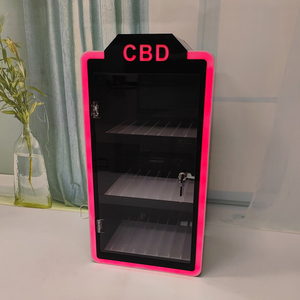 Hiện đại RGB LED ánh sáng <span class=keywords><strong>Acrylic</strong></span> truy cập hàng đầu thuốc lá tủ trưng bày cho khói cửa hàng với lắp ráp dễ dàng - Product Image 6