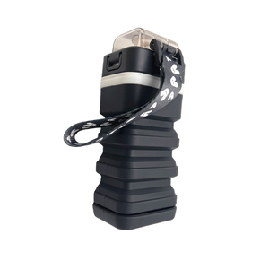 Vaso Plegable de Silicona de Grado Alimenticio con Tapa - Product Image 1