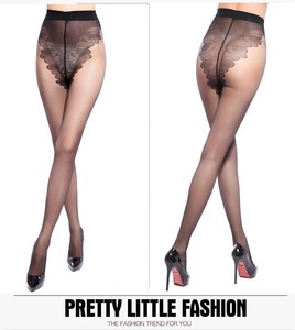 超薄型ブラックシルクセクシーな蝶ブラックストッキングセクシーなアンチスナッグパイナップルソックス - Product Image 3