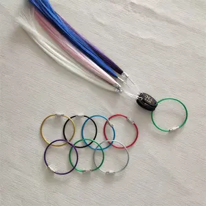 customized logo Hair Color Ring Accessories for Dye Testing Swatches Professional Hair Swatches accessories Hair Salon Tools
