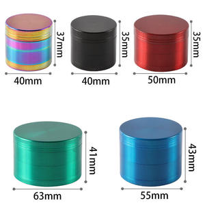 Customized Logo <b>Mini</b> Zinc Metal Alloy Herb <b>Grinder</b> Crusher Smoking Tobacco for Smoke Shop Dispensary - Product Image 1