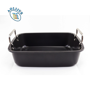 16Inch Rau Cá Brownie Nướng Chảo Có Thể Gập Lại Xử Lý Thổ Nhĩ Kỳ Rang Khay Thép Carbon Không Dính Rang <span class=keywords><strong>Pan</strong></span> Với Giá - Product Image 4