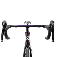 Vélo de route en carbone Dengfu R12 avec roues en carbone T700 de 50 mm, moyeu DT350, rayons Sapim CX-Ray, frein à disque DURA-ACE Di2