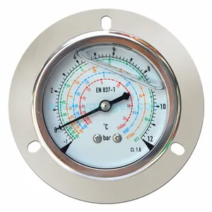 Exact Liquid Filled Refrigeration Pressure Gauges for freon